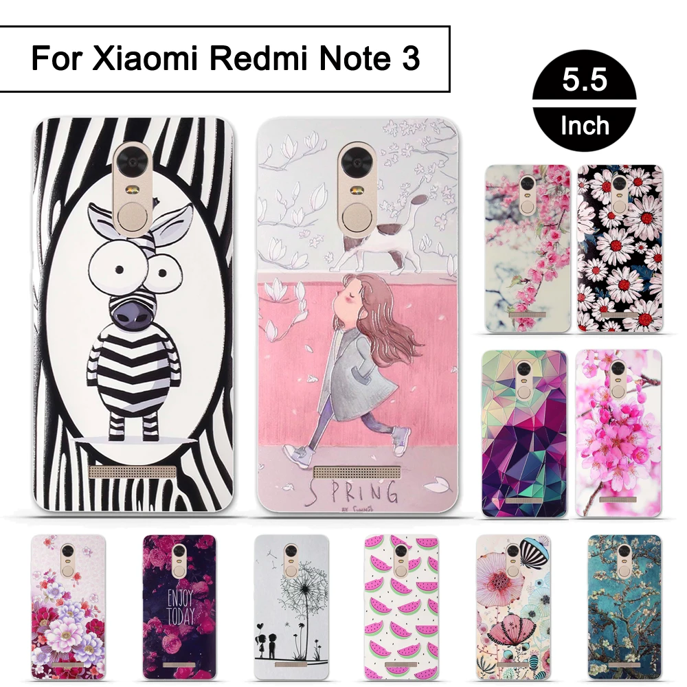 TPU Cases for Xiaomi Redmi Note 3 Phone Back Covers Soft Silicone Case