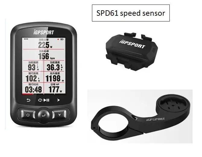 Igpsport 15 Group IGS618 ANT+ Bluetooth велосипедный компьютер Gps Bicicleta беспроводной Bisiklet Aksesuar велосипедный спидометр датчик для мотоцикла - Цвет: add spd61 s60