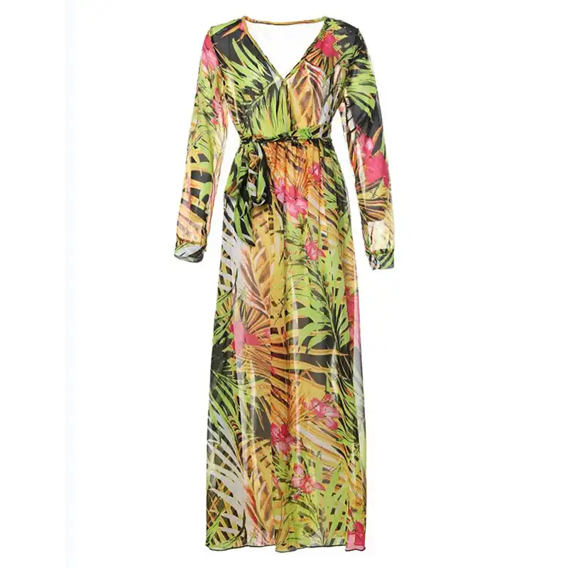 tropical long dresses