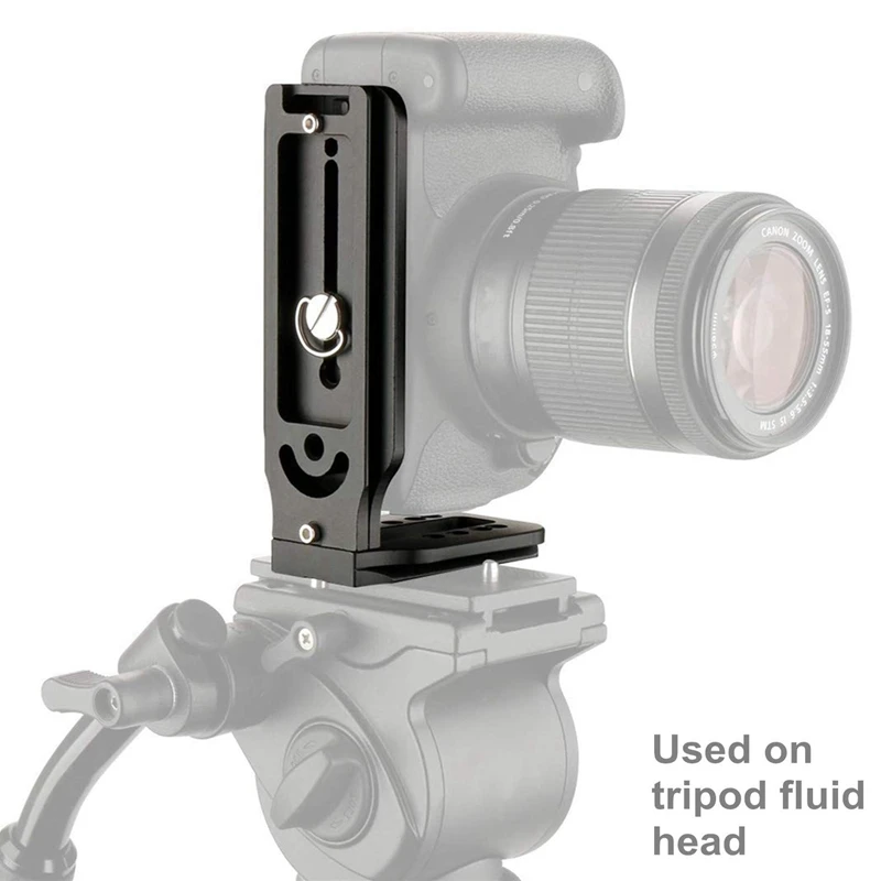 Универсальная камера L кронштейн Quick Release L Plate 1/4 дюймов винт Швейцарский вертикальный Видео Совместимость для Ni-kon D750 D850 D3400 Cano
