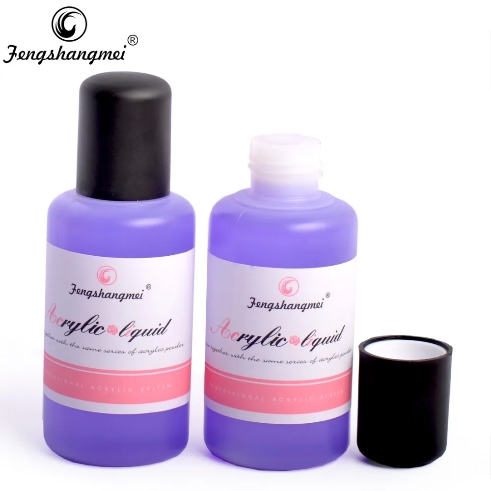 Fengshangmei 120ml Professional Salon crystal nails acrylic powder liquid 4