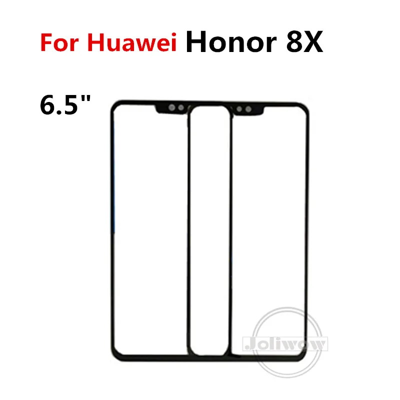 Для huawei Honor 8X сенсорная стеклянная панель сенсорная Сенсорная панель передняя стеклянная панель Запчасти для Honor 8 X 8x сенсорный экран 6,5"