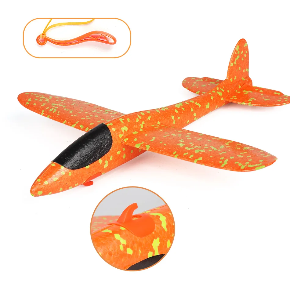 Большой 38 см детские игрушки ручной бросок самолет Летающий планер самолеты EPP пена модель аэроплана вечерние сумки наполнители Открытый Запуск игра игрушка