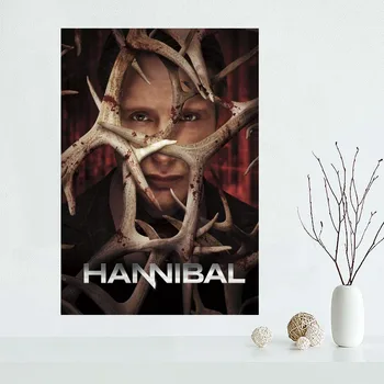 

Custom Hannibal Canvas Painting Poster Home Decor Cloth Fabric Wall Art Poster 27x40cm,30x45cm,40x60cm,50x75cm,60x90cm