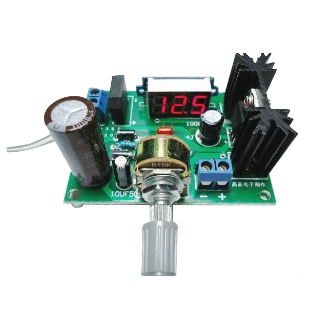 

Promotion! LM317 Adjustable Voltage Regulator Step-down Power Supply Module LED Meter