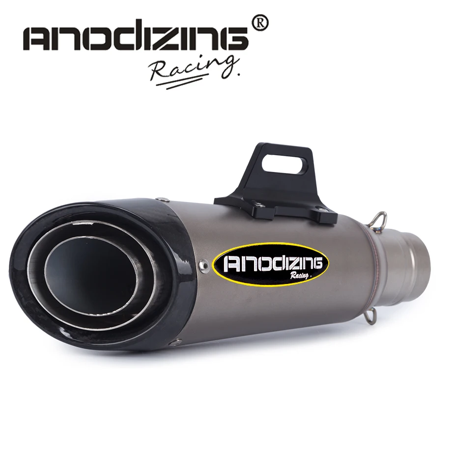 

Universal 51MM Motorcycle exhaust escape Modified Scooter carbon fiber Exhaust Muffle Fit for most motorcycle