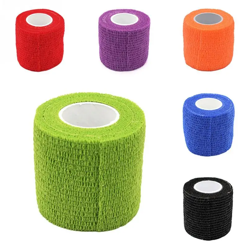 

5x4.5cm Soft Self-Adhesive Elastic Bandage Health Care Treatment Gauze Tape Tourniquet First Aid Medical Sports Support Survival