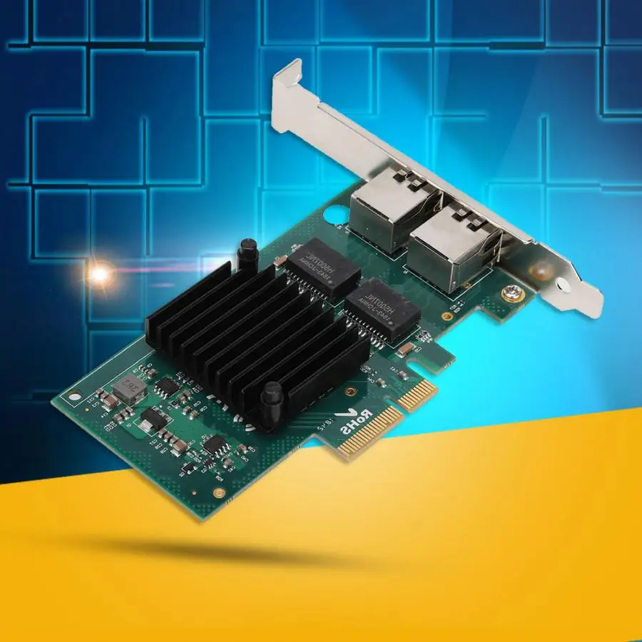 SE-LGI350A-2BT PCI-E X4 2-порт Gigabit Ethernet для NIC сетевая карта для Intel(R) I350AM2 Gigabit Ethernet сетевой карты
