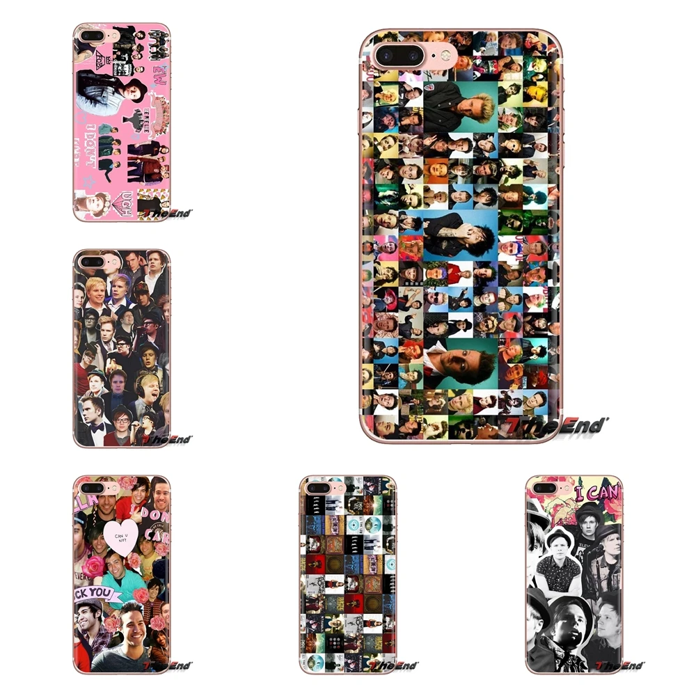 For Xiaomi Mi3 Samsung A10 A30 A40 A50 A60 A70 Galaxy S2 Note 2 Grand Core Prime Fall Out Boy Band Collage Printed TPU Skin Case |