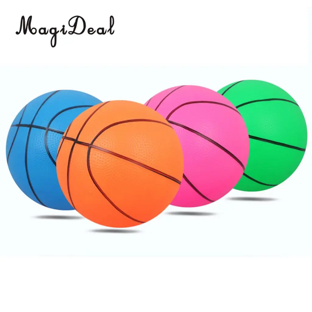 Hot Sale Mini Bouncy Basketball Indoor/Outdoor Sports Ball Kids Children Fun Toy Gift for Summer Beach Park Garden School Supply
