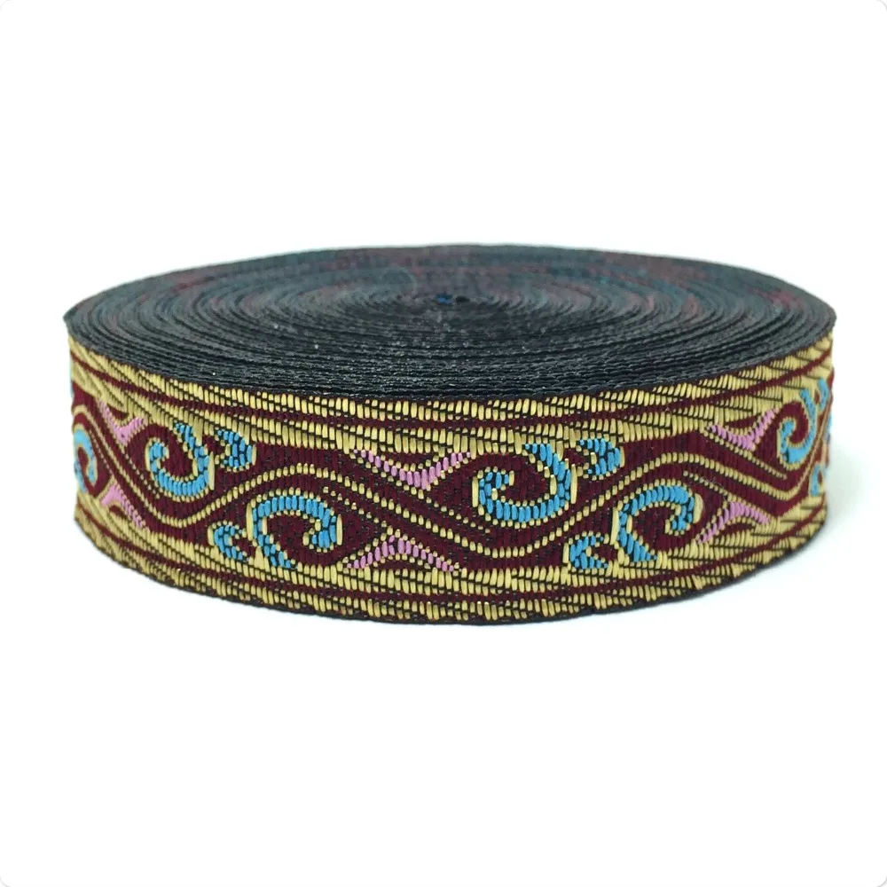 

3/4" 20mm 9yards/set cartoon Wave flower Woven Jacquard ribbon grosgrain ribbon hair bow DIY handmade OEM KTZD16061502
