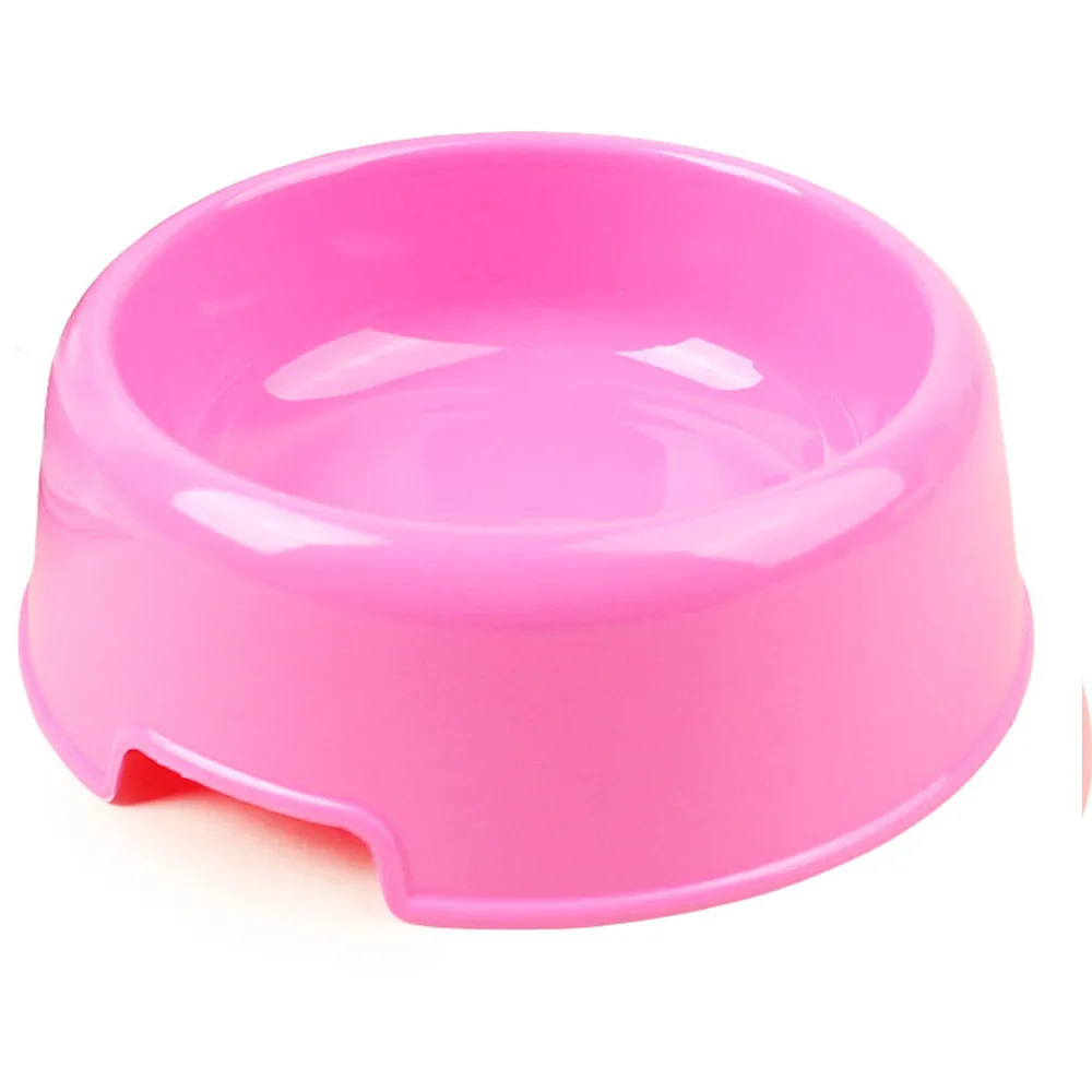 

2018 NEW FASHION Pet Cat Puppy Plastic Food Feeding Water Drinking Diagonal Bowl Candy Color 0509