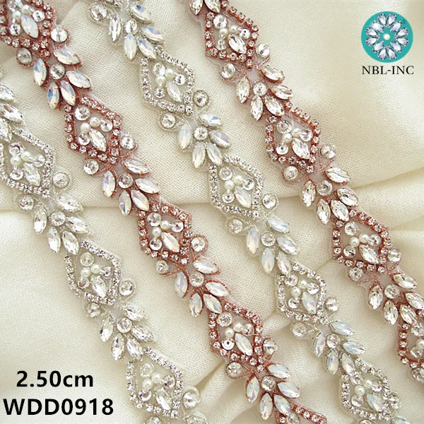 Rhinestones - 10 Wholesale Pearl Rhinestone Applique Trim Gold Bridal  Crystal - Aliexpress