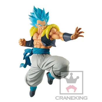 

Banpresto Original Dragon Ball Super ULTIMATE SOLDIERS Gogeta Blue Hair PVC Figure Model Movie Broly Gogeta Figurine Toy