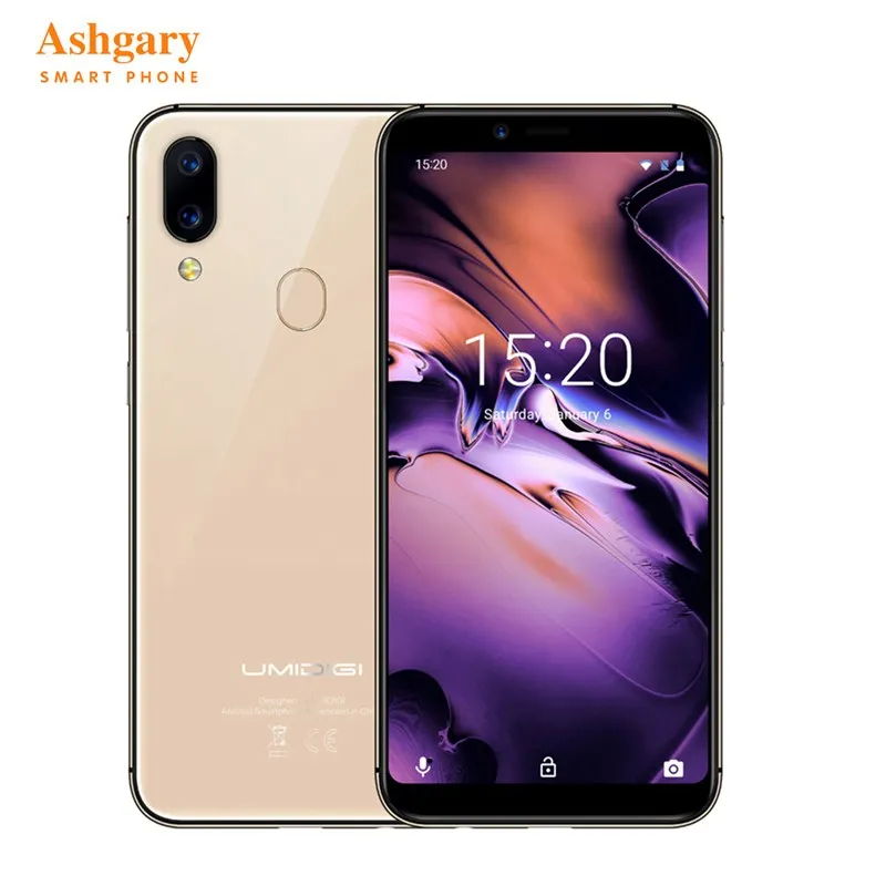 

Global UMIDIGI A3 Smartphone 4G Android 8.1 5.5" Phablet 12.0MP MTK6739 Quad Core 1.5GHz 2GB RAM 16GB ROM 3300mAh Mobile Phone