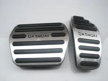 

Alloy Brake Accelerator No Drill Pedal Non-slip Pad Cover For Nissan Qashqai AT Accessories 2014 2015 2016 2017 2018