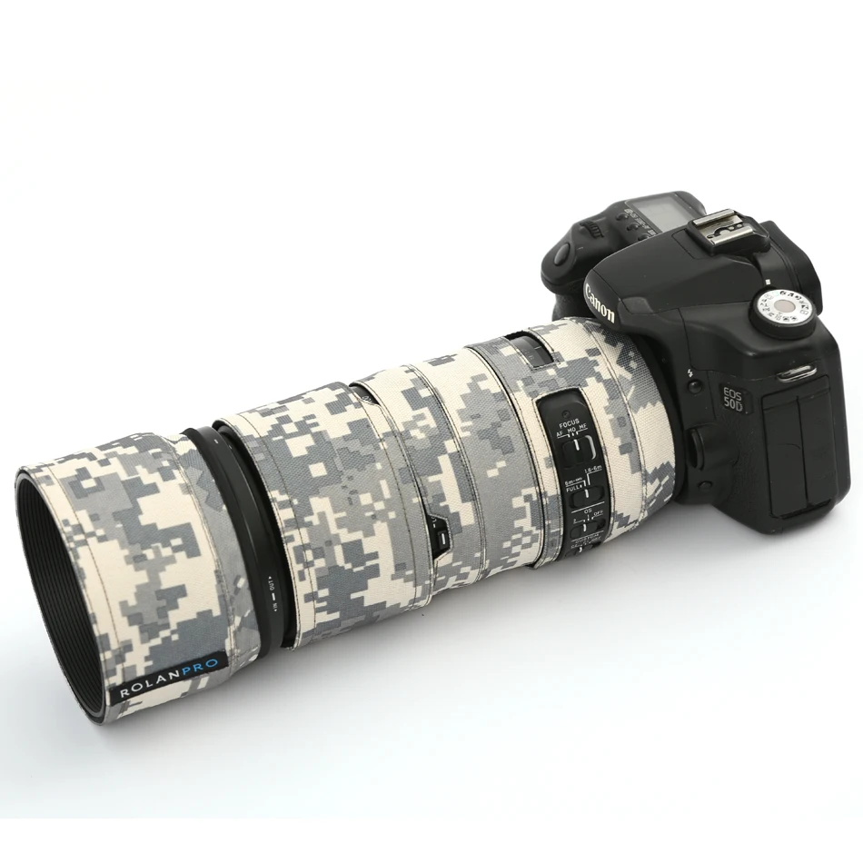 DHL/EMS пальто объектива Камуфляж для Sigma 100-400 мм F5-6.3 DG OS HSM водонепроницаемая защита объектива