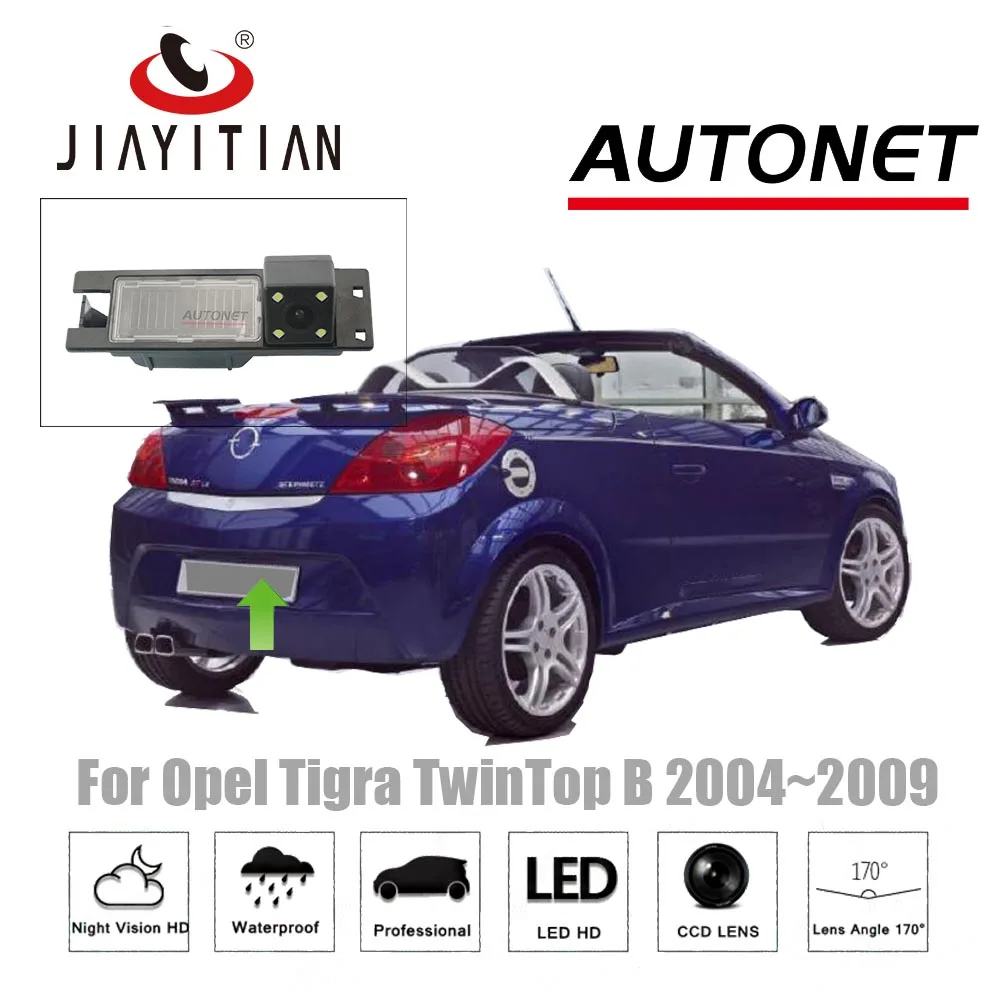 JiaYiTian Rear View Camera for opel Tigra TwinTop B Vauxhall /Vauxhall 2004~2009 CCD Night Vision License Plate Camera/Reverse 2x 18 smd led license plate light module for opel vauxhall vectra c estate caravan