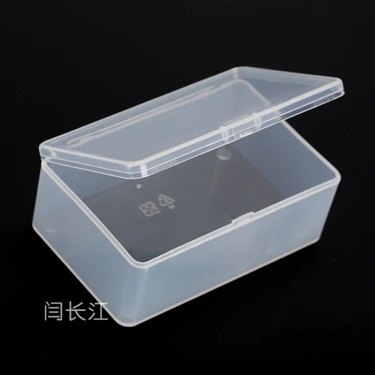 R675 прямоугольник Коробки для инструментов небольшая коробка прозрачный Пластик коробка с крышкой ящик для инструментов ПП