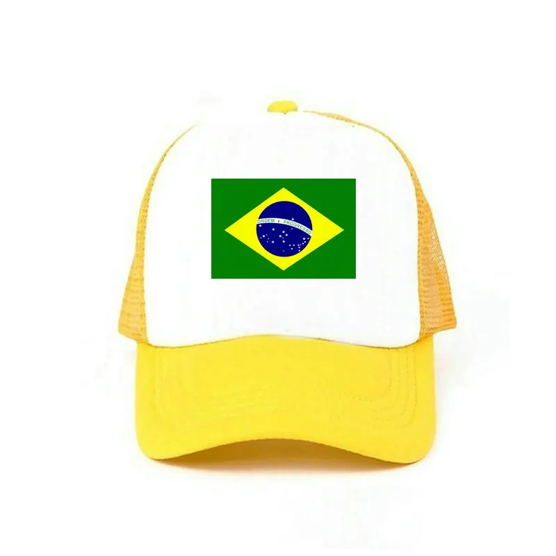 Brasil National Team Football Soccer Official Adult Size Snap Back Flat Brim Hat