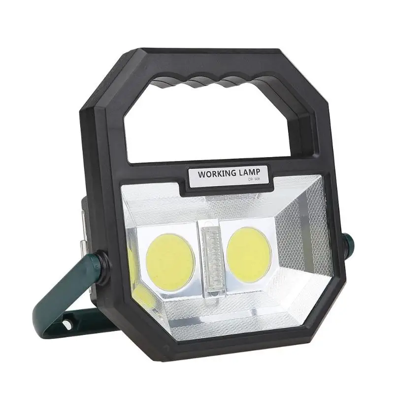 Многофункциональный портативный фонарь, 6 режимов, USB Перезаряжаемый COB рабочий светильник, Предупреждение льная лампа, уличный Точечный светильник, прожектор, светильник