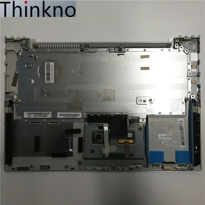 Estojo Superior com Touchpad e Alto-falante para Lenovo Palmrest Tampa Superior ue gr Prata Novo U430p U430t U430 p N:90203159 - Imagem 3