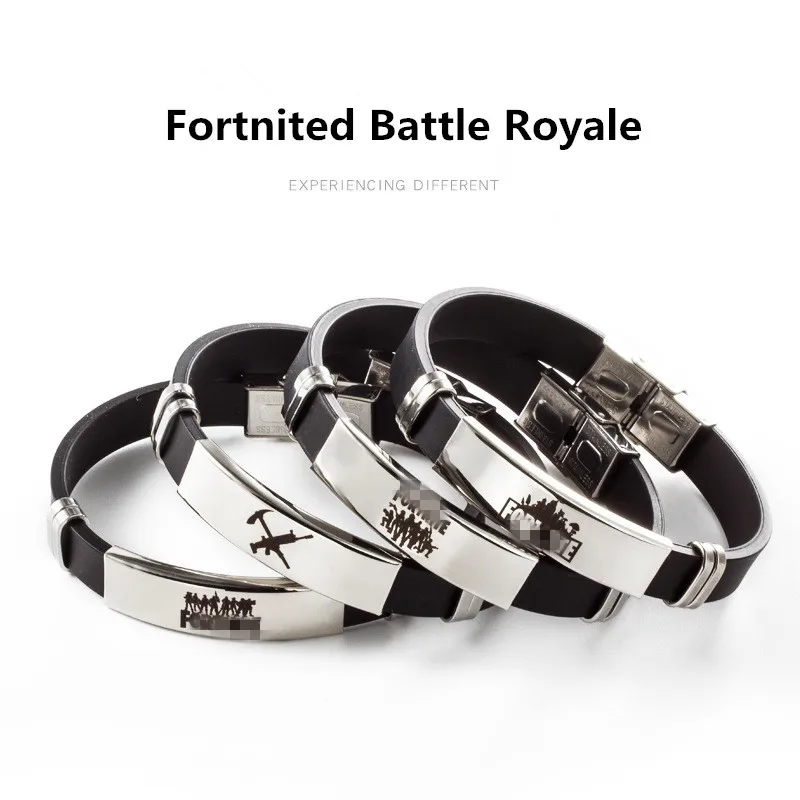 Fortnited битва Royale браслет ручной работы браслет-кольцо Fortnight мультфильм игры рисунок игрушечные лошадки для детей