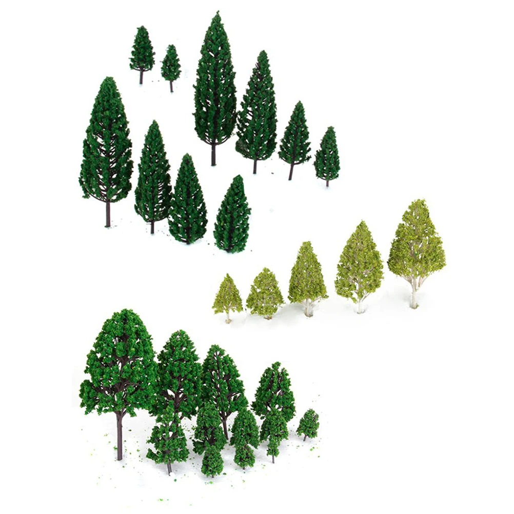 

Tree Model Palm Trees Landscape Scenery Miniature Green Diorama Plastic Rainforest Figurines Fake Railway For Supplies Cake