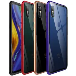 Для Xiaomi mi X 3 чехол металлический каркас закаленное стекло чехол для Xiaomi mi X3 mi X 3 крышка Жесткий Ясно Бампер Fundas Coque