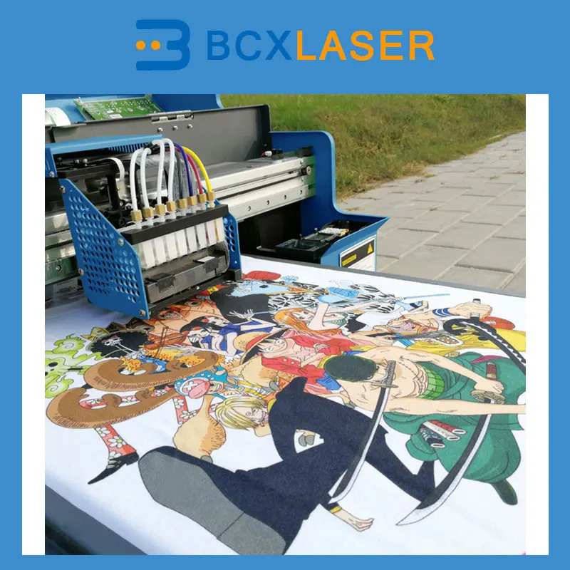  Wuhan bcxlaser new type 3D digital printing machine for garment printing on sale