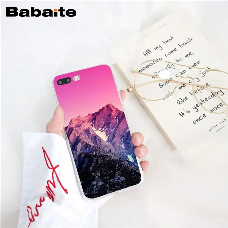 Babaite зимний Снежный горный Sceneary чехол для телефона для iphone 11 Pro 11Pro Max 8 7 6 6S Plus X XS MAX 5 5S SE XR