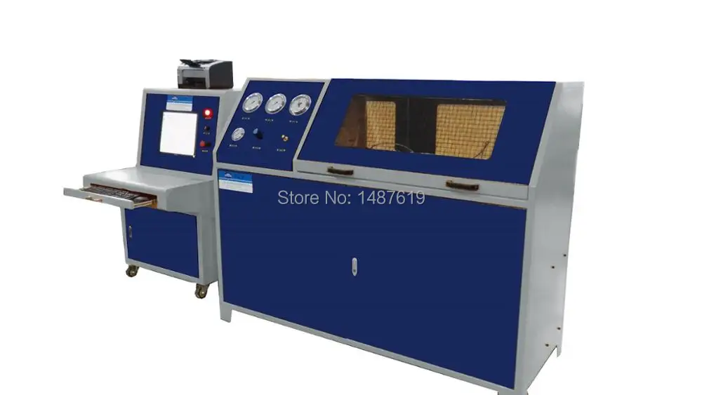 Computer model with testing cabinet