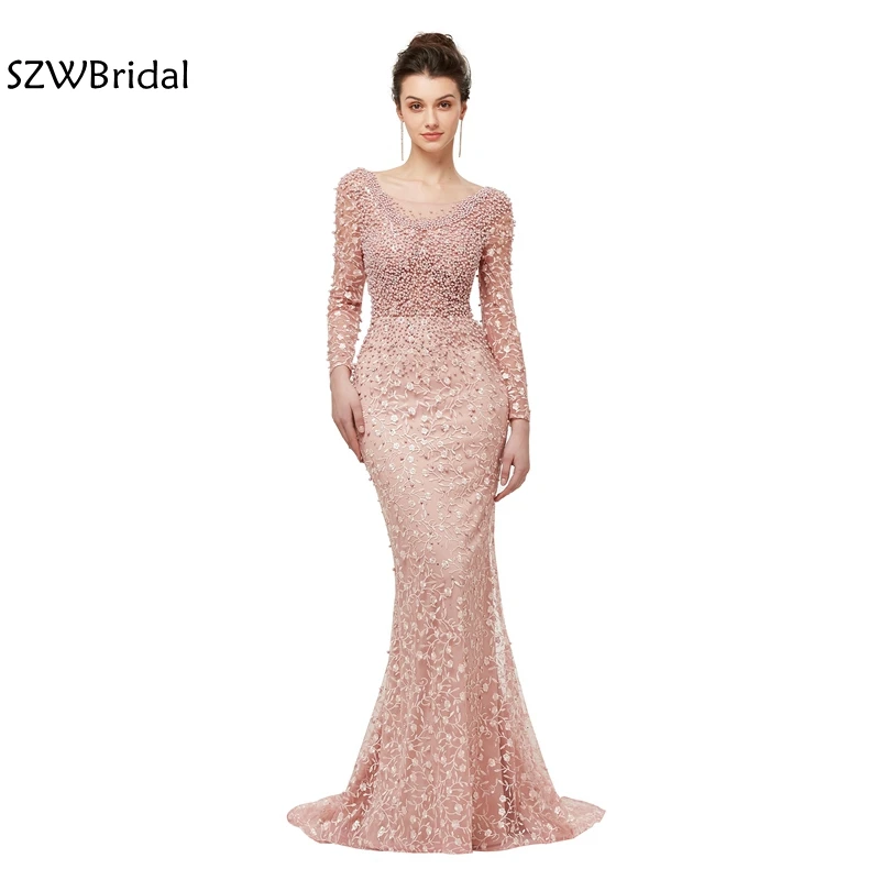 beaded evening gown