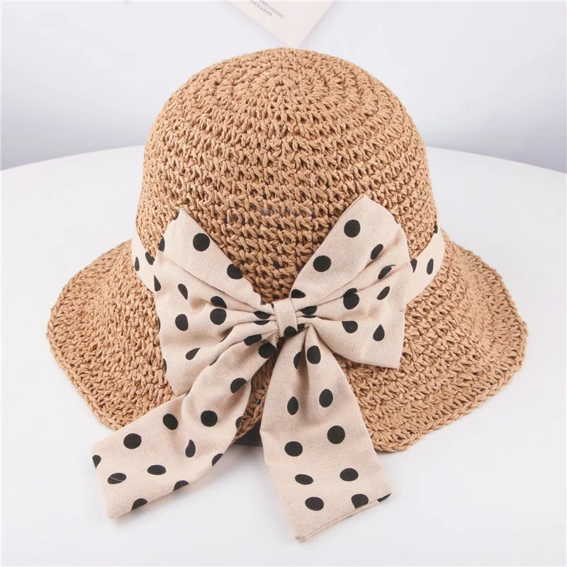 

Summer Kids Floral Straw Hats 2019 Fedora Hat Children Visor Beach Sun Baby Girls Sunhat Wide Brim Floppy Panama For Girl D1276