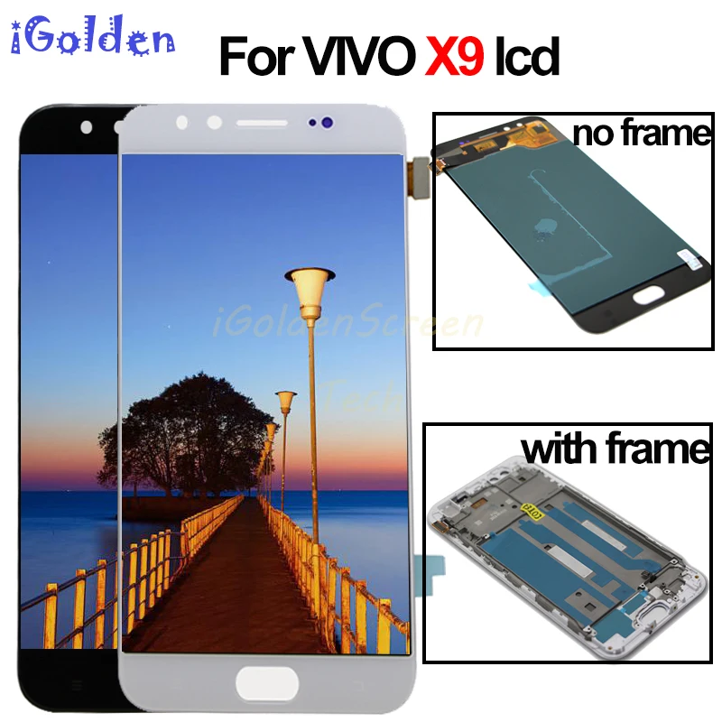 

5.5 inch For VIVO X9 LCD Display with frame Replacement Accessories with Touch Screen Digitizer Assembly For VIVO X9 Screen