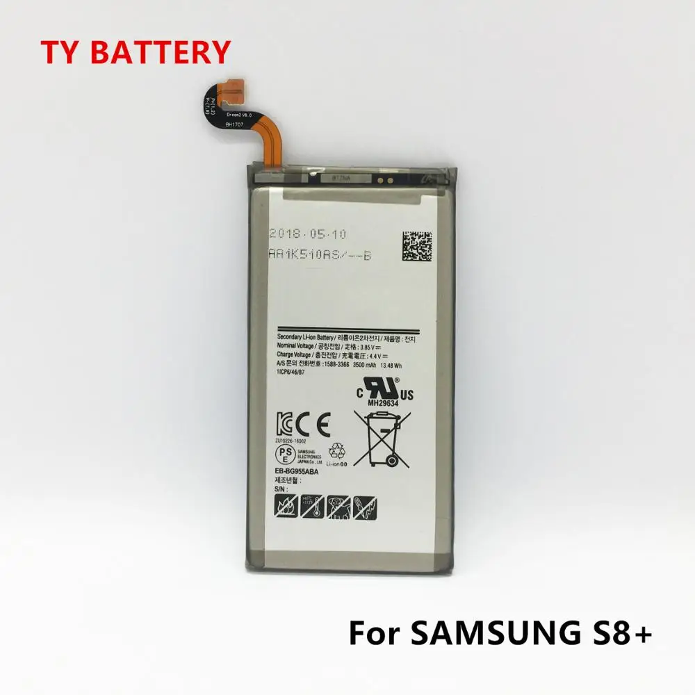 Новый 3500 мАч S8 плюс аккумулятор EB-BG955ABA для Samsung Galaxy G9550 + S8Plus SM-G955 аккумулятора