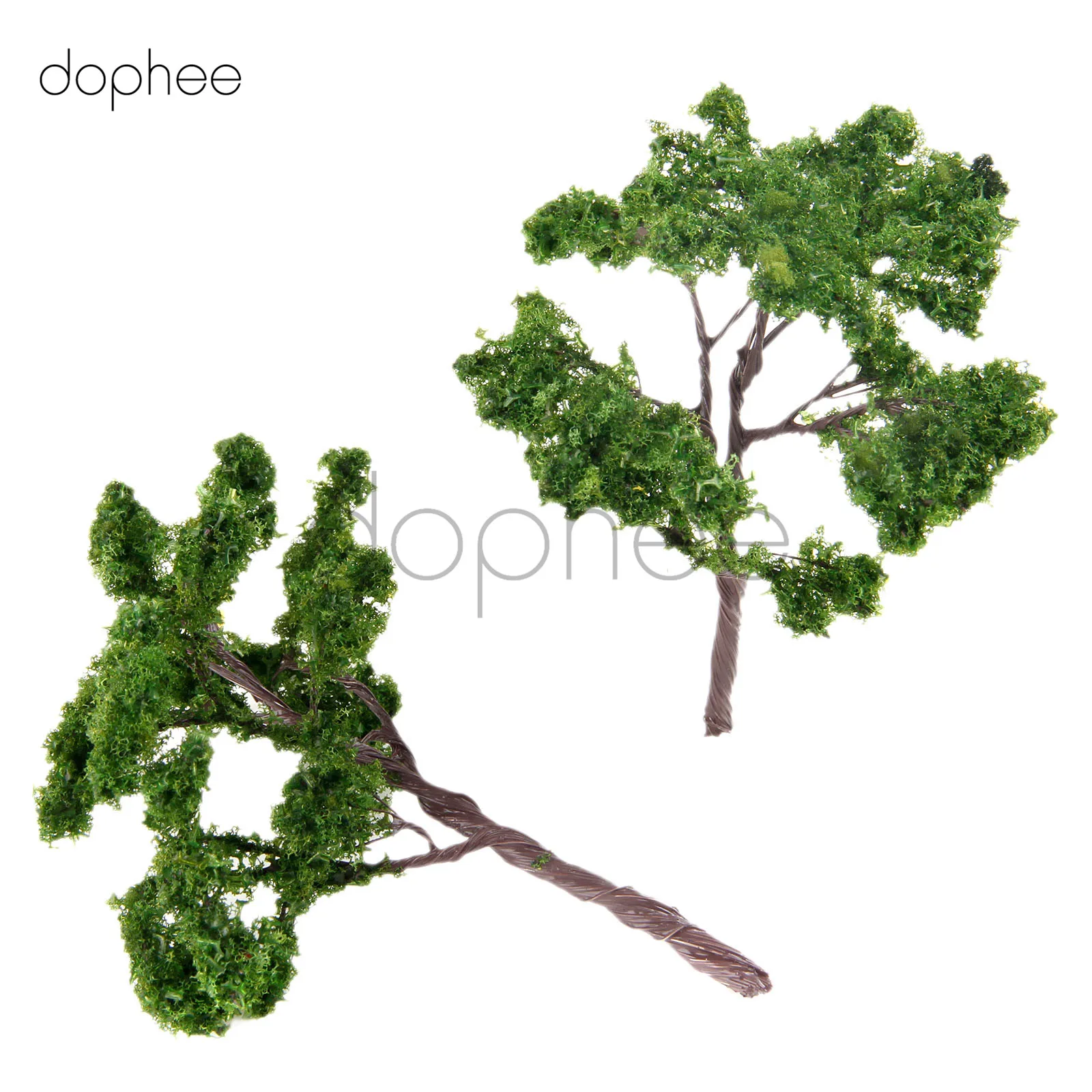 Dophee 5 шт. 10 см модель железная проволока деревья железнодорожного парка природный