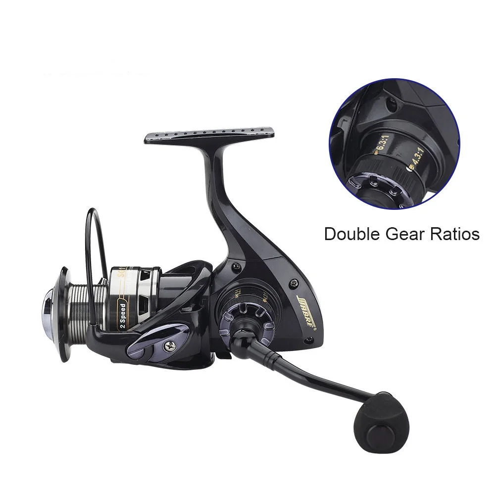 

2016New Web Debut SG11Fishing Reel 10+1BB Aluminum Two Speed Gear Ratio CNC Spinning Reel