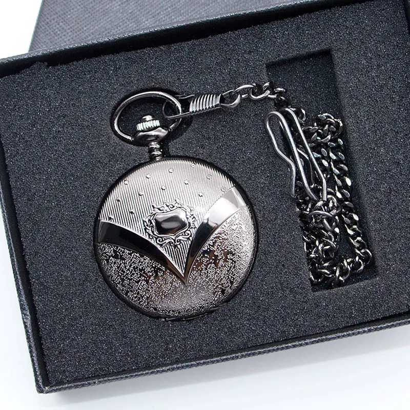 

Mechanical Pocket Watch Roman Number Dial Pendant Necklace Chain Fob Watch Men Gift reloj de bolsillo