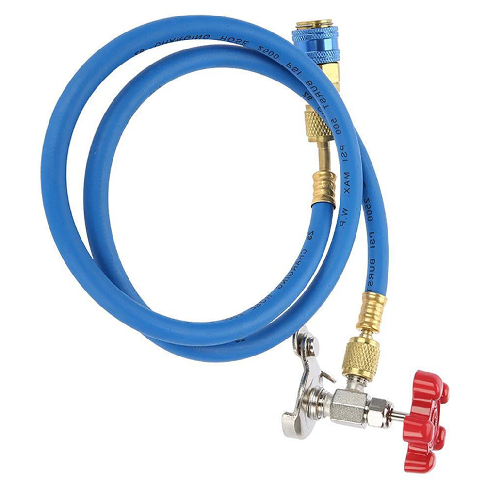 R134A R12 R22 500PSI 1/4 SAE нитки перезарядки шланг с манометром охладитель клапана трубы