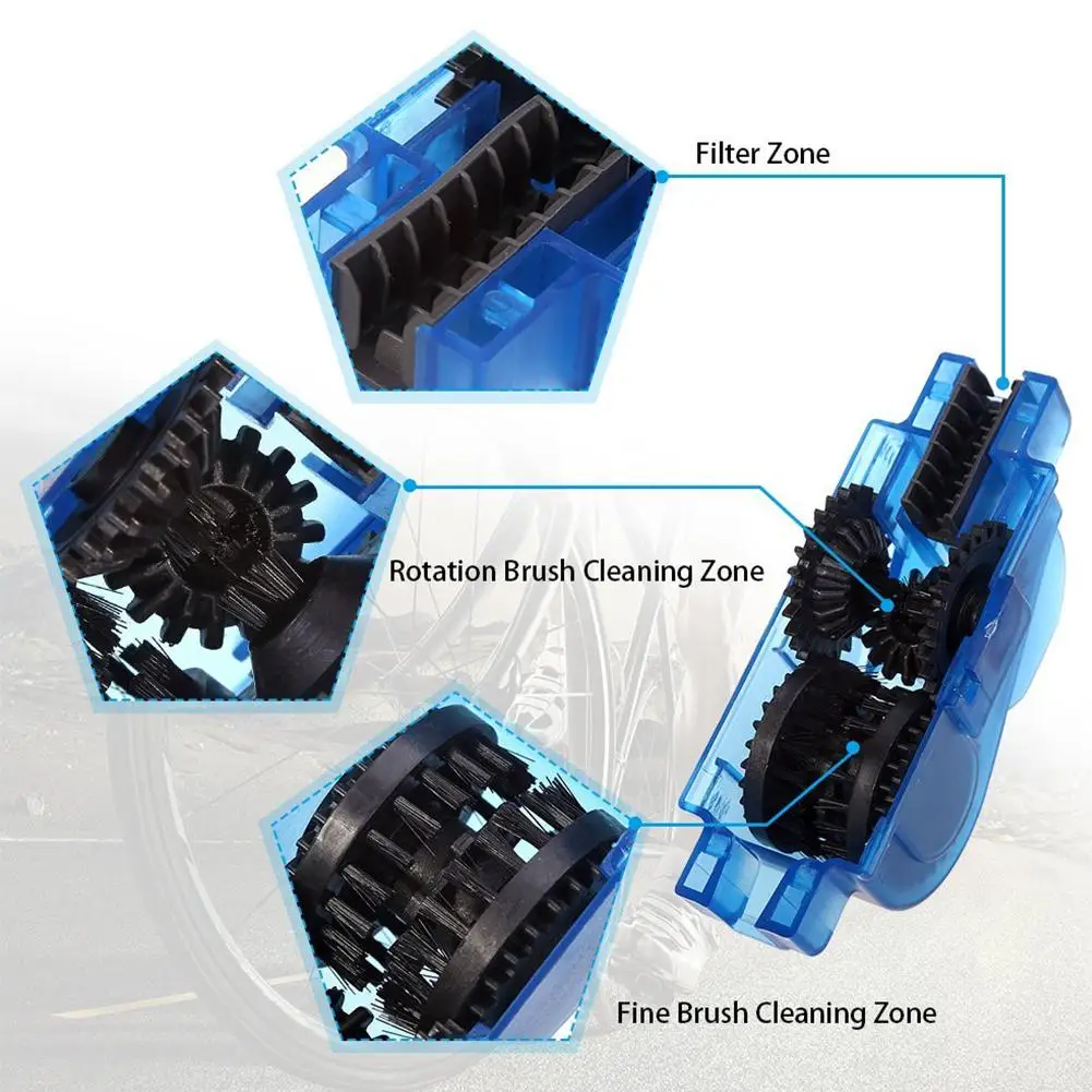 Discount 4Pcs/Set Portable Bicycle Chain Cleaner Bike Clean Machine Brushes Scrubber Wash Tool Mountain Cycling Cleaning Accessories S3 2 Discount 4Pcs/Set Portable Bicycle Chain Cleaner Bike Clean Machine Brushes Scrubber Wash Tool Mountain Cycling Cleaning Accessories S3 2