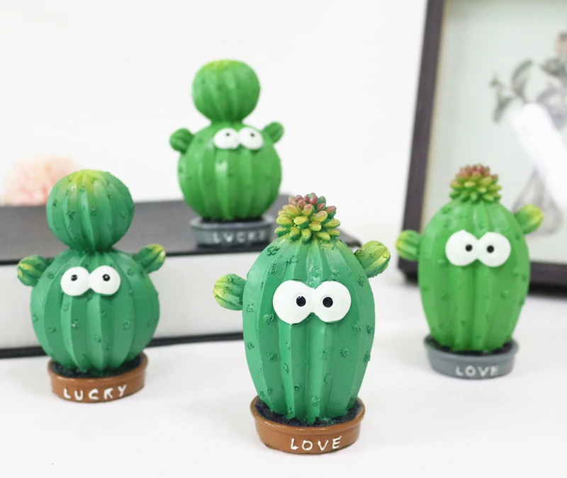 JAROWN Artificial Creative Cactus Prickly Pear Decoration Gift Home Office Desktop Decorative Resin Crafts Wedding Decor (14)