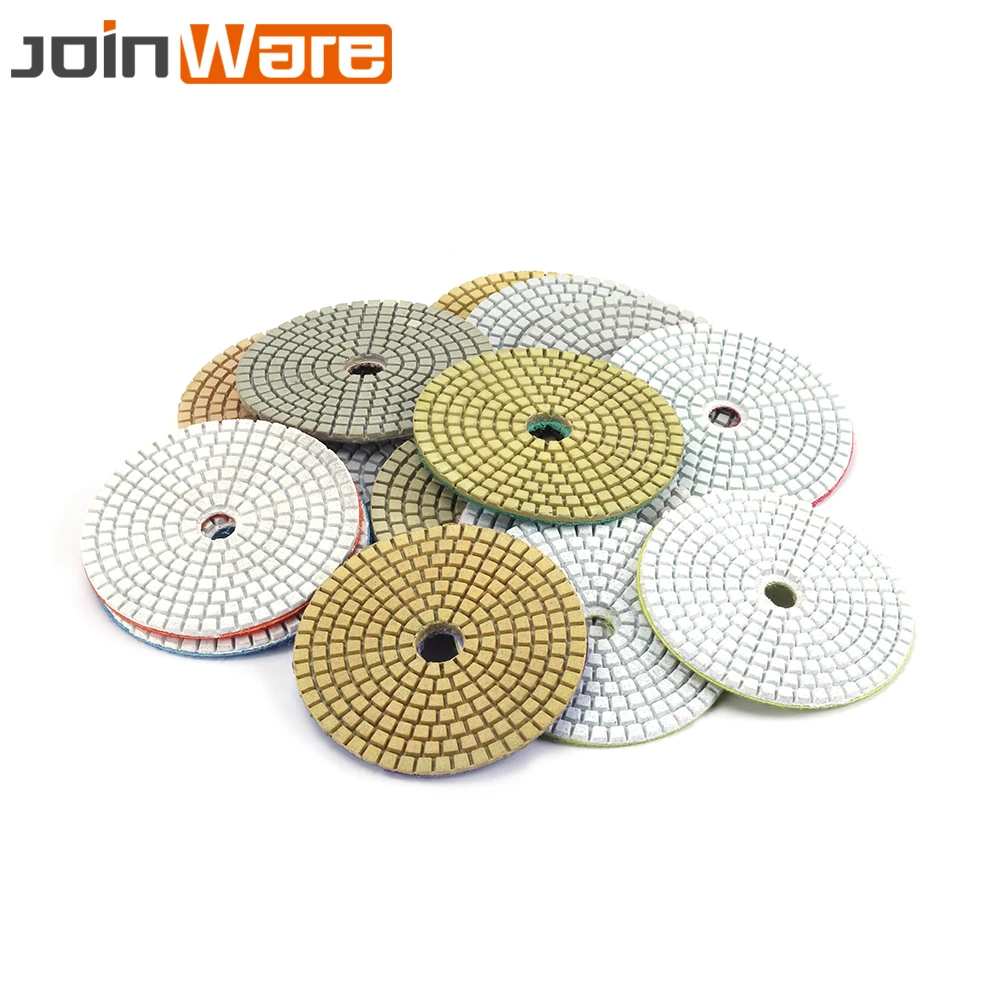 4 Inch Wet//Dry Diamond Polishing Pad Buffing Disc for Granite Stone Marble Glass