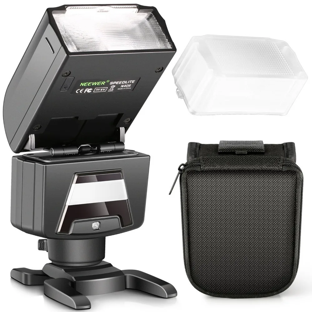 Neewer TTL GN40 HSS 1 8000s Slave Flash Speedlite LED Video Light for Sony A7 A7S