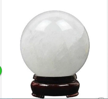 

00359fafa<<<95-100MM Natural White Quartz Crystal Sphere Ball Healing +Stand