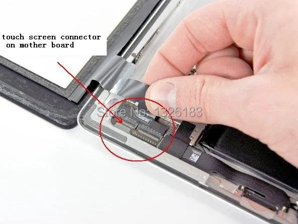 2pcs/lot Original new touch screen digitizer FPC connector For iPad 2 3 4 socket on logic board 37PINs | Мобильные телефоны и