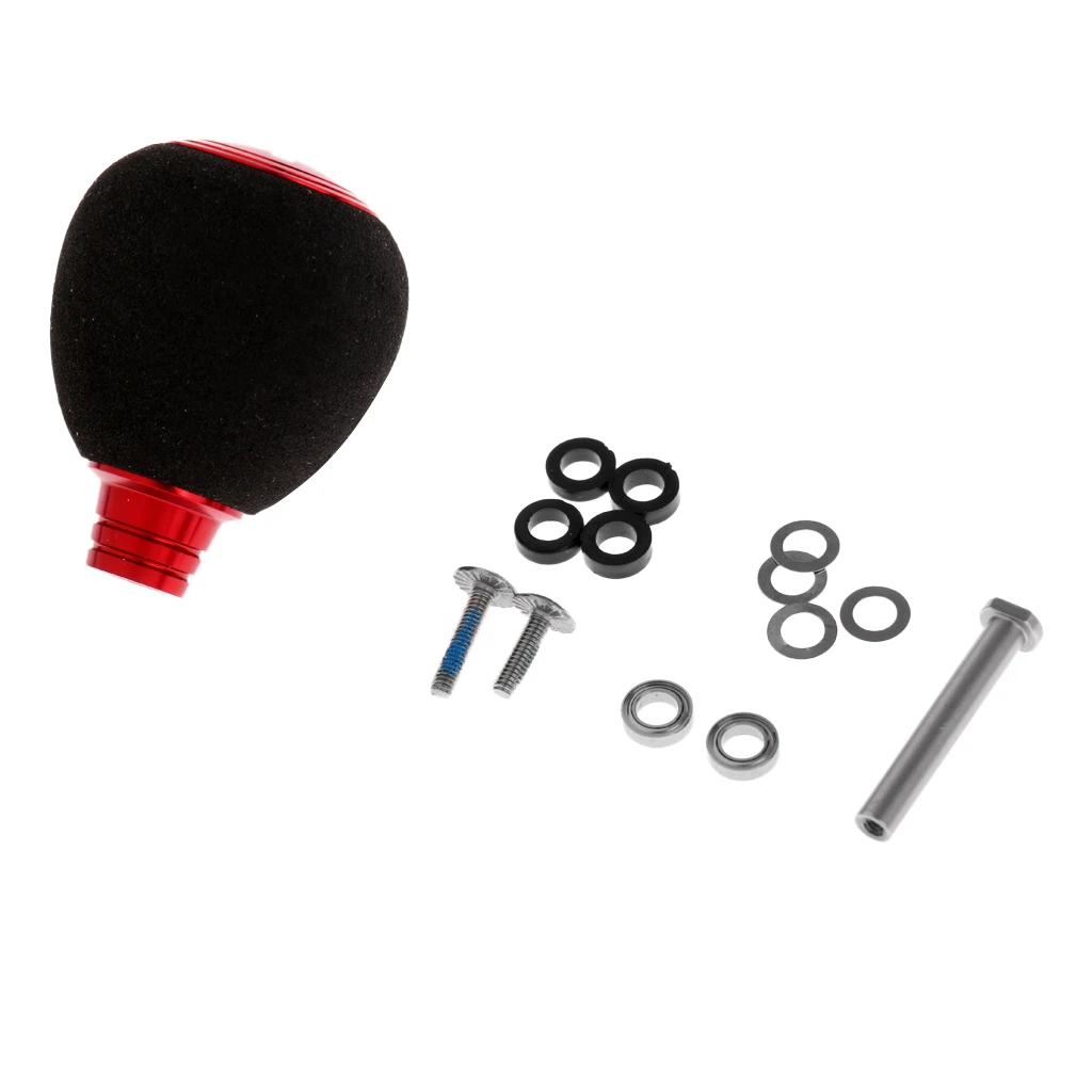 Reel Fishing Handle Ball Knob Replacement Power Handle Gear Anti-corrosion for Fishing Baitcasting Reel Stainless Steel Bearings