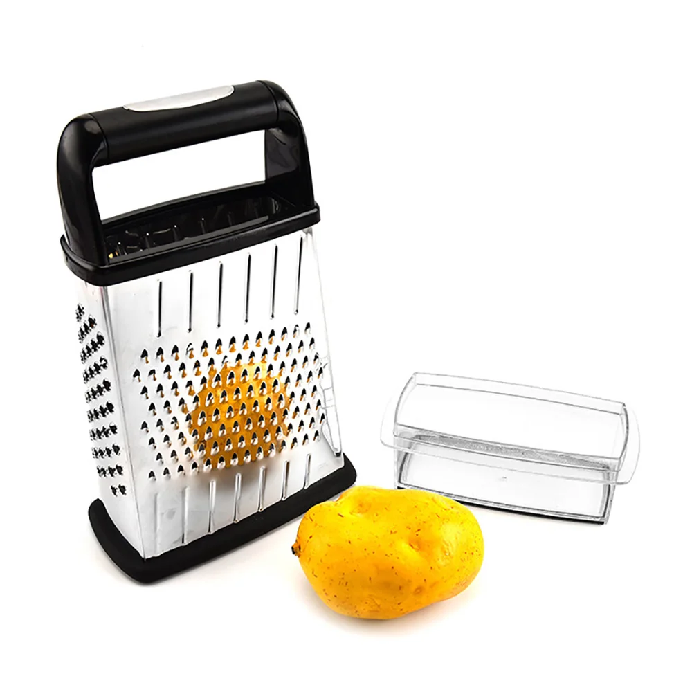 

GODWJ Four-sided Multifunctional Grater Stainless Steel Carrot Potato Cucumber Cutter Slicer Melon Fruit Planer Kitchen Gadget