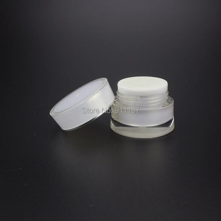 Frascos de Plástico Frascos de Cosméticos Frascos com Tampas Branco Pérola 5g Pequenos Acrílico | Atacado 5 ml Pequeno Vazio 3000 Pcs Ja92 5 High Quality Beleza e saúde