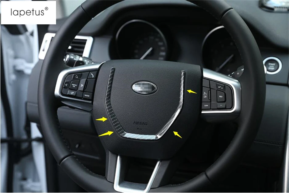 Lapetus аксессуары пригодный для Land Rover Дискавери Спорт 2015 2019 ABS руль декоративная